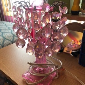 Small Pink Girls Lamp